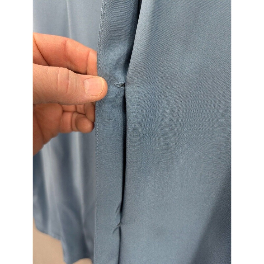Burberrys Women's Button Up Long‎ Sleeve Blouse 100% Silk Career Office Size 12 - Picture 4 of 10